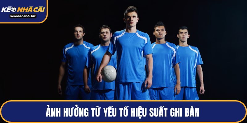 Ảnh hưởng từ yếu tố hiệu suất ghi bàn