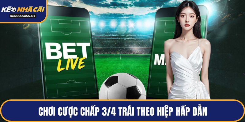 Chơi cược chấp 3/4 trái theo hiệp hấp dẫn