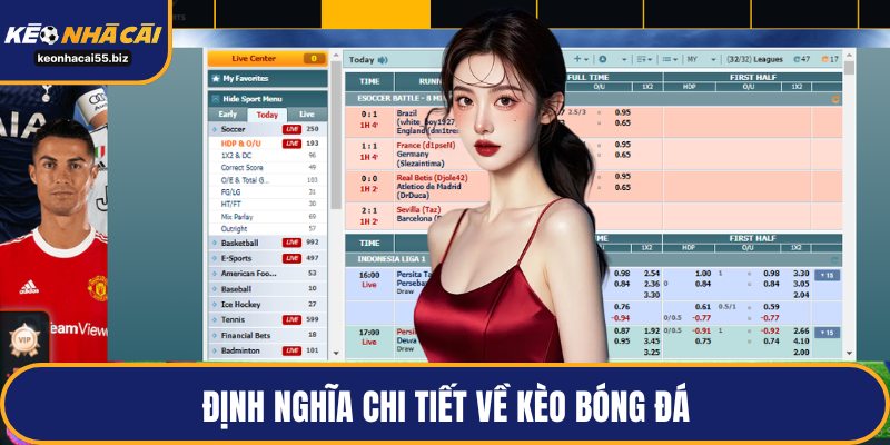 Định nghĩa chi tiết về kèo bóng đá