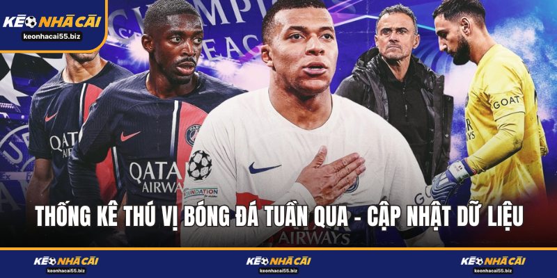 Thống Kê Thú Vị Bóng Đá Tuần Qua